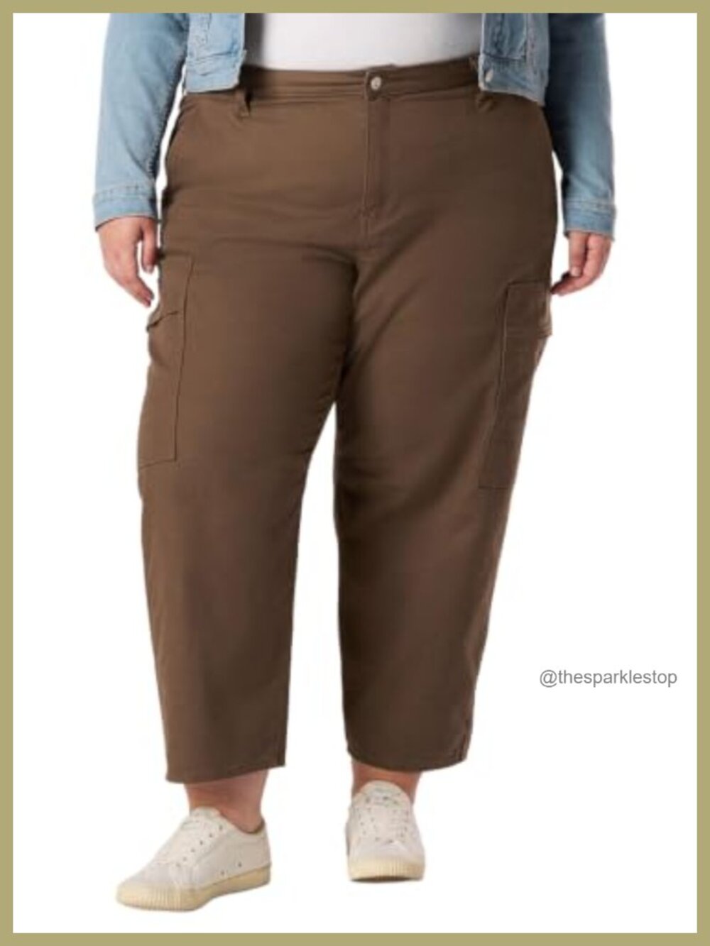 Cargo Barrel Jeans Mid Rise Tapered Leg Flat Front Denim Pants